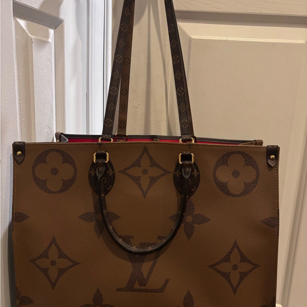 Louis Vuitton Tan Monogram Tote